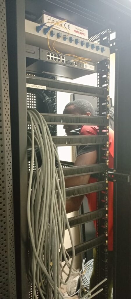 installing network cables for small business by Coherlinlimited